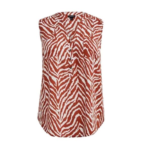 Torrid Harper Sleeveless Zebra Tunic Sz 4X - Picture 3 of 5